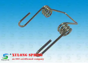 Shock Absorber High Precision Double Torsion Springs 3mm Wire Nickel Plating-Xulong