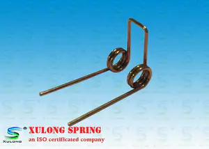 Professional Zinc Plated Small Torsion Springs , Torsional Springs 0.8MM Wire-Xulong