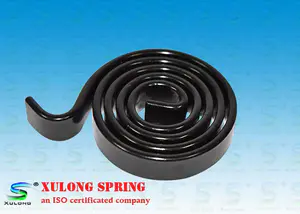 Black Coating Spiral Torsion Springs For Automotive Window Lifter / Winder Raiser