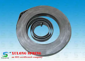 Mechanical Flat Spiral Torsion Springs Clockwise Direction ISO 9001 ROHS Certification - Xulong Springs