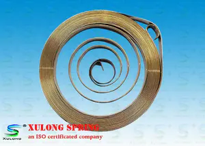 Custom Stainless Steel Spiral Torsion Spring For Generator Motor / Hinge Mechanisms - Xulong Springs
