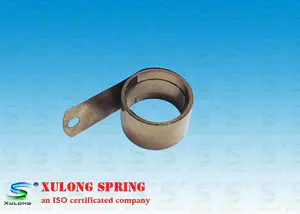 Power Shelf Pusher Helical Torsion Springs , Flat Spiral Spring 13MM Material Width - Xulong Springs