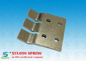 Electrical Equipment Nickeling Fourslide Springs / Flat Metal Spring 2mm Thickness - Xulong