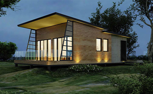 Light steel villa house is built with steel structure as the main body, very strong