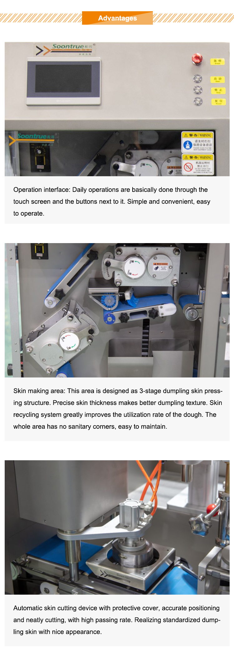 dumpling packing machine