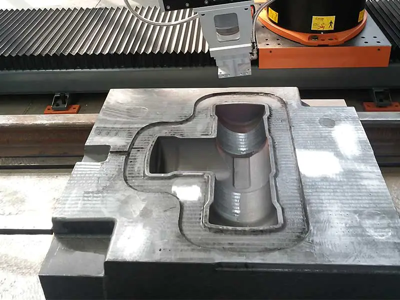 Laser quenching for mold