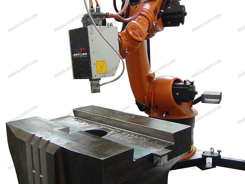 Laser quenching for hammer seat
