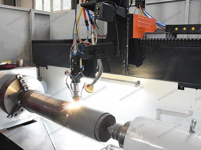 High-speed laser cladding for coal machine hydraulic cylinder