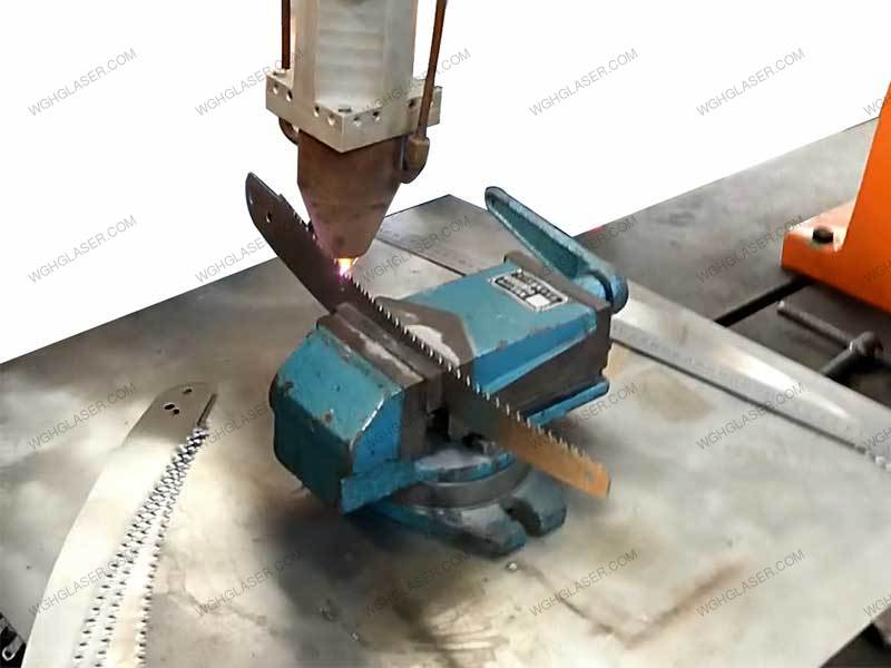 Laser quenching for Saw blade