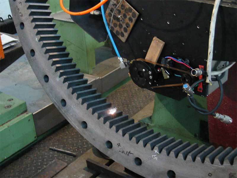 Laser quenching for ring gear