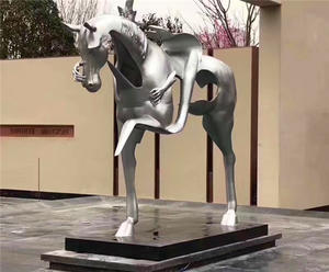 Custom-made Life Size Metal Horse Sculpture For Sale with factory direct price