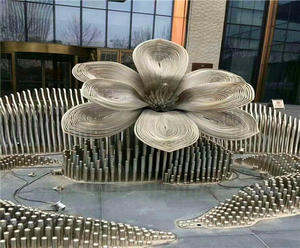 Customized metal flower sculptures manufacturers, factory and suppliers