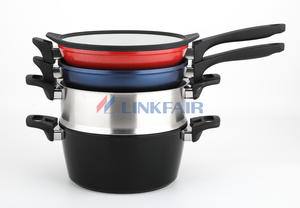 Stackable Cookware Set, Non-stick Coating Forged Pots And Pans Set