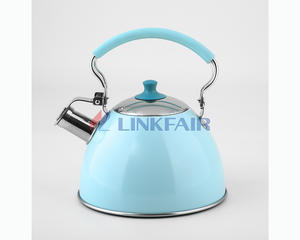1.8L Stainless Steel Kettle With Light Blue Coating