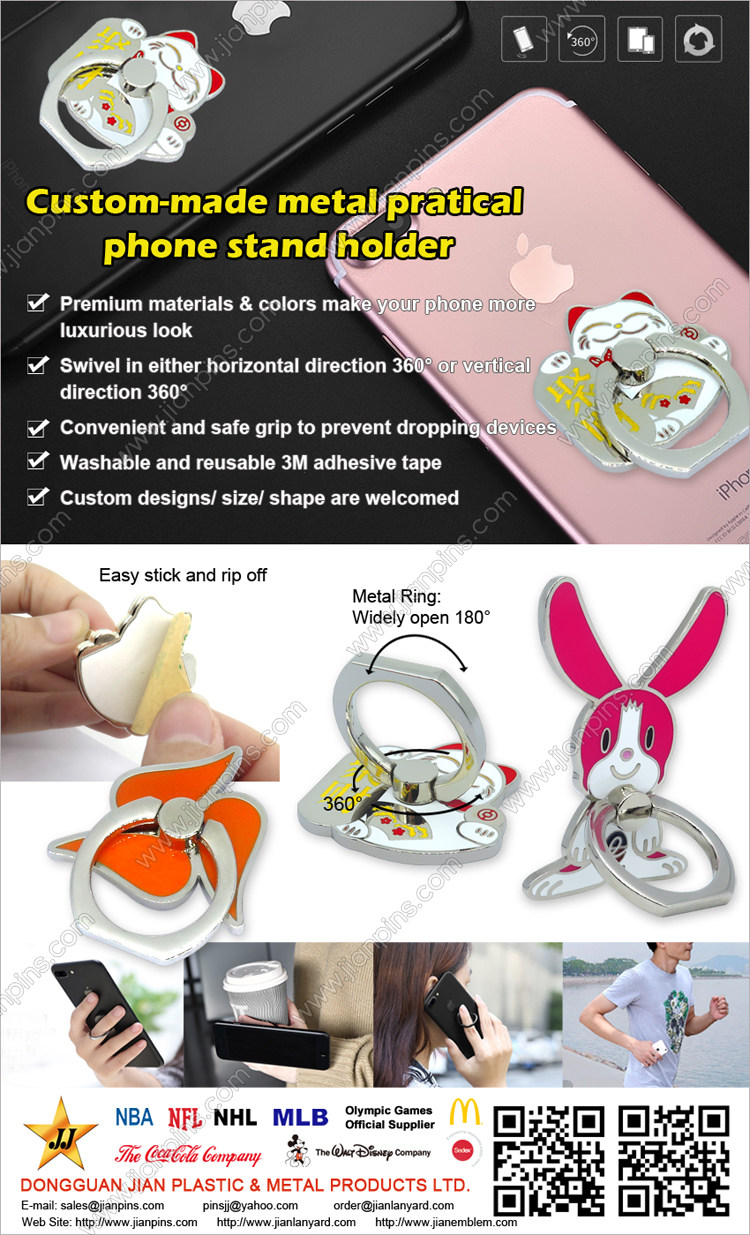  Custom-made Metal Practical Phone Holder from JIAN