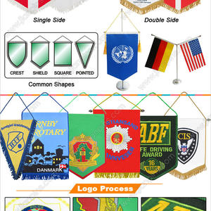 Nouvellement publié Ideal Indoor Branding Pennant Flags de JIAN