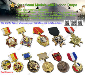 Médailles significatives avec ruban drapé de JIAN