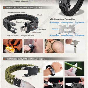 Bracelets de survie avec des modèles de bracelets de survie en paracorde