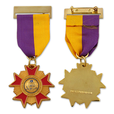 Custom military medals or medallions made of rare cloisonné lasting 100 years