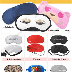 máscaras de olho adormecido confortável para mulheres homens durante a viagem