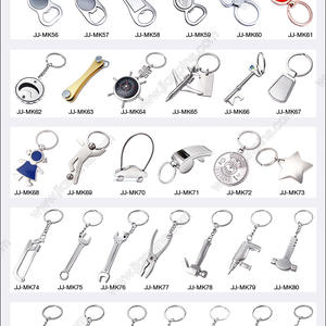 Porte-clés métalliques avec message personnalisé gravé ou logo imprimé