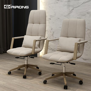 Office furniture apricot Leather Office chair  high back executive chair