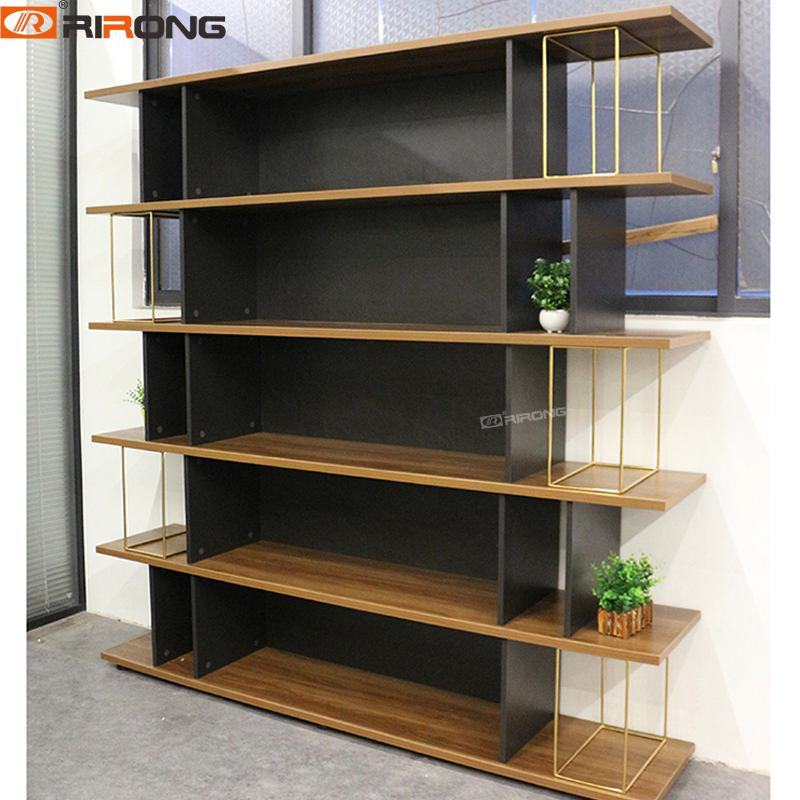 Wood Bookcase and Book Shelves,Shelving Unit Living Room Open Storage Cabinets