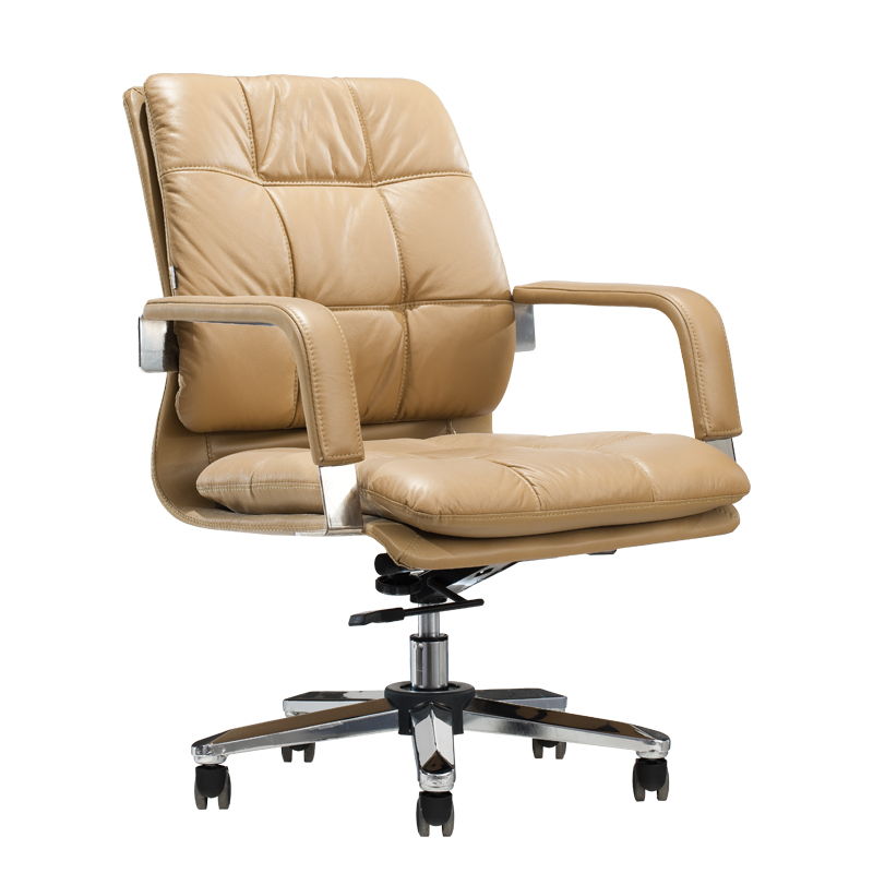 Office executive chair Leather mid back office chair 