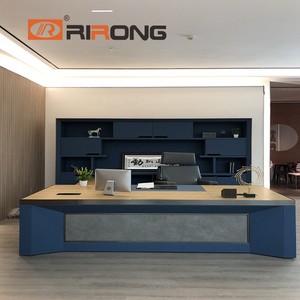 ZunShang Blue L-shaped Office Desk