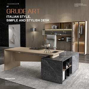 Leather Office Executive desk Soya Executive Table,Italian luxury executive desk