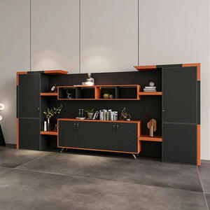 Office bookcase Minimalist luxury and tasteful high-end atmosphere