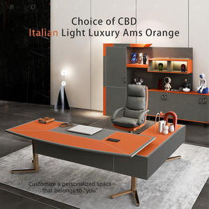 Boss desk light luxury simple office desk executive desk desk chair