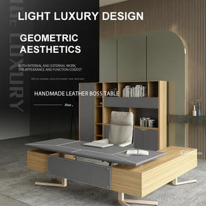 Modern minimalist boss desk minimalist light luxury executive office desk