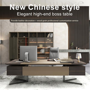 New Chinese Italian Style Boss Desk Solid Wood Executive office desk