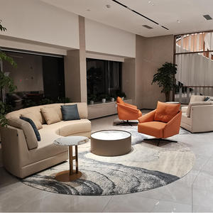 Cinda Group office furniture project case Curved sofa meeting area negotiation area multi-person sofa