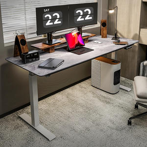 Electric standing Desk Lifting Table Office Workbench SLATE Table Computer Desk