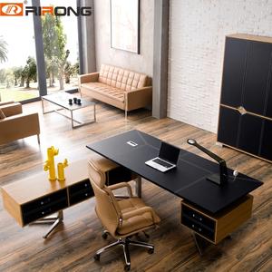 Custom leather Office executive table