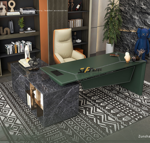 Italian light luxury boss desk president modern minimalist designer office desk