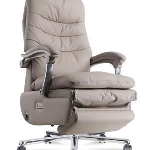 Executive Office Chair with Footrest Reclining Leather Chair High Back Ergonomic