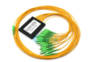 PLC Fiber Splitter: 1x16 plc fiber splitter, 2.0mm SC/APC, ABS BOX