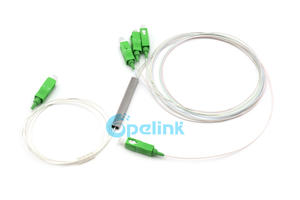 PLC Blockless Fiber Splitter: 1x4 PLC Splitter For Sale- OPELINK
