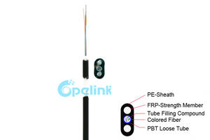 FTTH Flat Drop cable : Drop Fiber cable supplier - Opelink