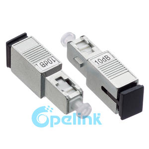 Fixed Optical Attenuator: SC/UPC Plug-in Fiber Optic Attenuator, Male-Female, Singlemode