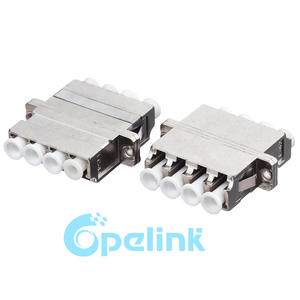 LC Quad Fiber optic Adapter | Fiber coupler Supplier - OPELINK