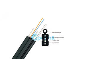 FTTH ADSS Optical fiber Cable - aerial Bow-type drop cable | OPELINK