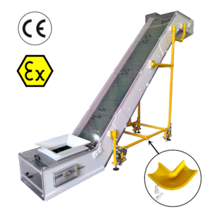 Full Plastic Corrosion-Proof Explosion-Proof Conveyor PVC Belt Conveyor