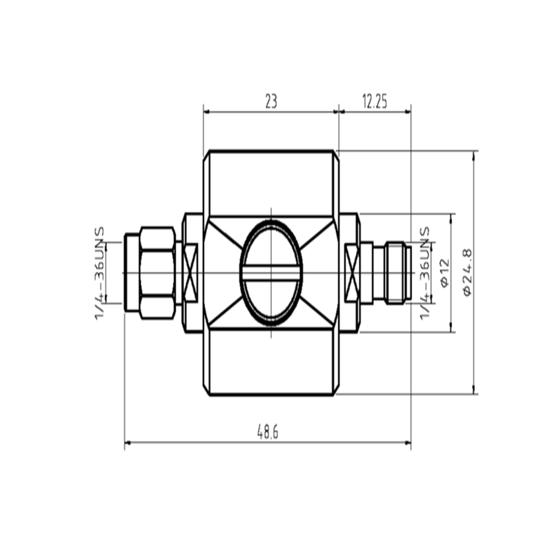 Outdoor Omni Antenna Arrester SMA-Male/Female DC-3000MHz DC Ground