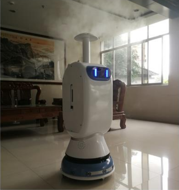 Work assistant robot Benben (Spray) is widely used in disinfection