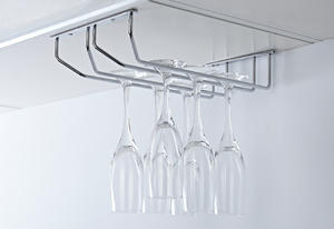 WELL MAX provide double row wine glass rack BJ005 | Bar System