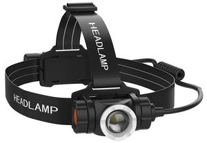 H30F 1*18650 Rechargeable Headlamp , 1000LM